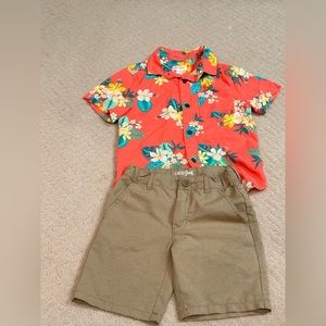 Cat and Jack - size 4/5 shirt, size 6 shorts